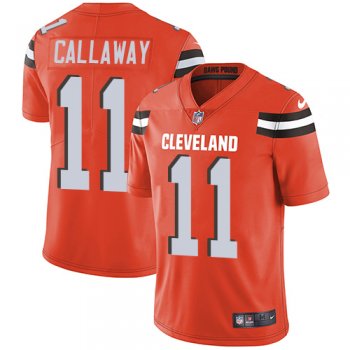 Youth Nike Browns #11 Antonio Callaway Orange Alternate Youth Stitched NFL Vapor Untouchable Limited Jersey