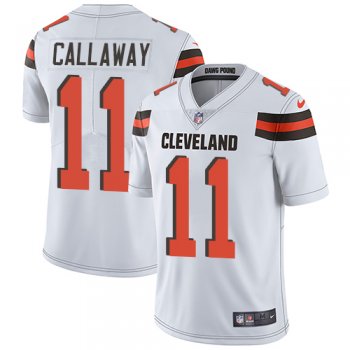 Youth Nike Browns #11 Antonio Callaway White Youth Stitched NFL Vapor Untouchable Limited Jersey