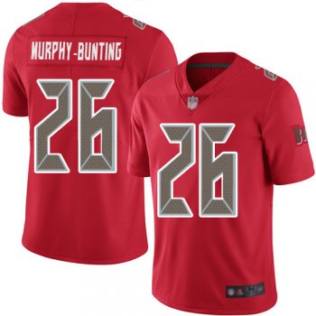 Youth Buccaneers #26 Sean Murphy-Bunting Red Youth Stitched Football Limited Rush Jersey