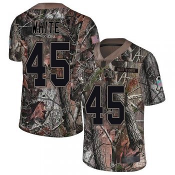 Youth Buccaneers #45 Devin White Camo Youth Stitched Football Limited Rush Realtree Jersey