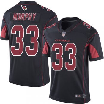 Youth Cardinals #33 Byron Murphy Black Youth Stitched Football Limited Rush Jersey