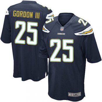 Youth Nike Chargers #25 Melvin Gordon III Navy Blue Team Color Youth Stitched NFL New Elite Jersey