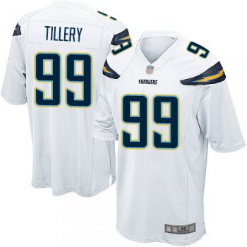 Youth Nike Chargers #99 Jerry Tillery White Youth Stitched NFL Elite Jersey