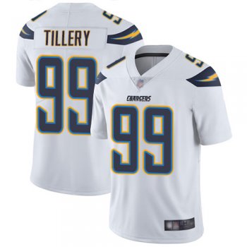 Youth Nike Chargers #99 Jerry Tillery White Youth Stitched NFL Vapor Untouchable Limited Jersey