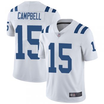 Youth Colts #15 Parris Campbell White Youth Stitched Football Vapor Untouchable Limited Jersey