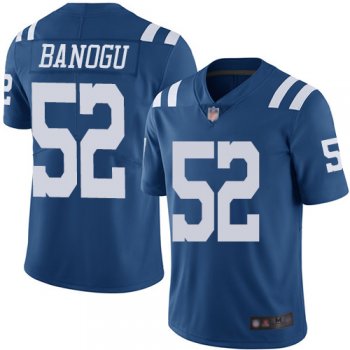 Youth Colts #52 Ben Banogu Royal Blue Youth Stitched Football Limited Rush Jersey