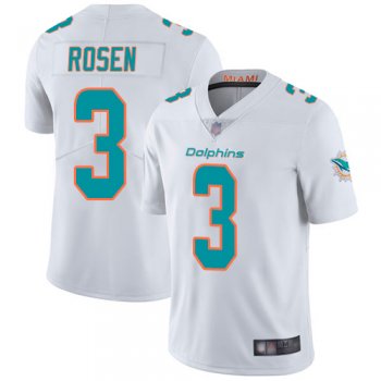 Youth Nike Dolphins #3 Josh Rosen White Youth Stitched NFL Vapor Untouchable Limited Jersey