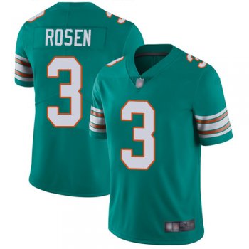 Youth Nike Dolphins #3 Josh Rosen Aqua Green Alternate Youth Stitched NFL Vapor Untouchable Limited Jersey