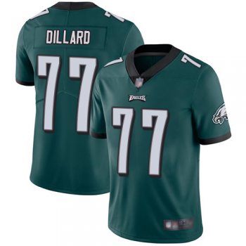 Youth Eagles #77 Andre Dillard Midnight Green Team Color Youth Stitched Football Vapor Untouchable Limited Jersey