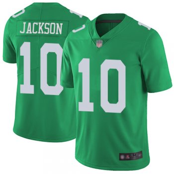 Youth Nike Eagles #10 DeSean Jackson Green Youth Stitched NFL Limited Rush Jersey