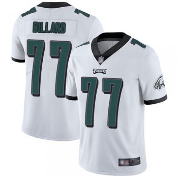 Youth Eagles #77 Andre Dillard White Youth Stitched Football Vapor Untouchable Limited Jersey