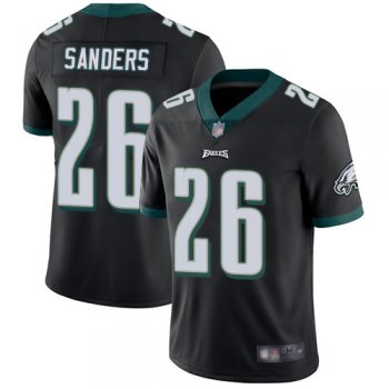 Youth Eagles #26 Miles Sanders Black Alternate Youth Stitched Football Vapor Untouchable Limited Jersey