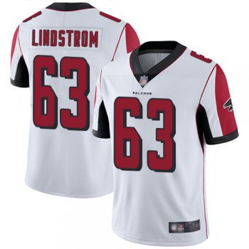 Youth Nike Falcons #63 Chris Lindstrom White Youth Stitched NFL Vapor Untouchable Limited Jersey