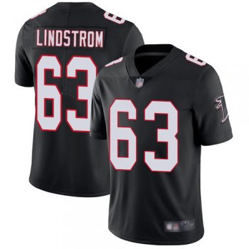 Youth Nike Falcons #63 Chris Lindstrom Black Alternate Youth Stitched NFL Vapor Untouchable Limited Jersey