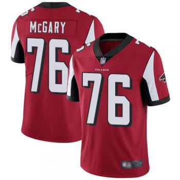 Youth Nike Falcons #76 Kaleb McGary Red Team Color Youth Stitched NFL Vapor Untouchable Limited Jersey