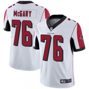 Youth Nike Falcons #76 Kaleb McGary White Youth Stitched NFL Vapor Untouchable Limited Jersey