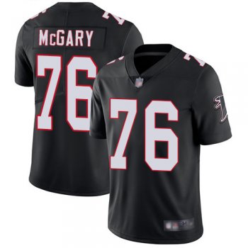 Youth Nike Falcons #76 Kaleb McGary Black Alternate Youth Stitched NFL Vapor Untouchable Limited Jersey