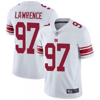 Youth Giants #97 Dexter Lawrence White Youth Stitched Football Vapor Untouchable Limited Jersey