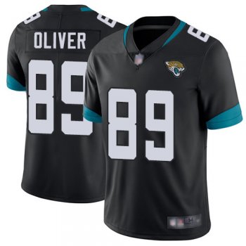 Youth Jaguars #89 Josh Oliver Black Team Color Youth Stitched Football Vapor Untouchable Limited Jersey