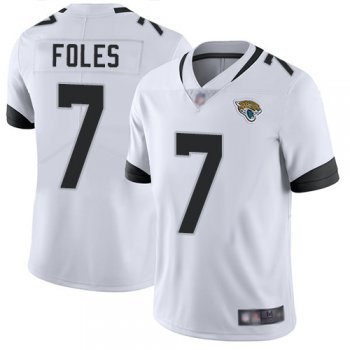 Youth Nike Jaguars #7 Nick Foles White Youth Stitched NFL Vapor Untouchable Limited Jersey