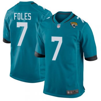 Youth Nike Jaguars #7 Nick Foles Teal Green Alternate Youth Stitched NFL Elite Jersey