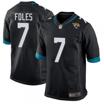 Youth Nike Jaguars #7 Nick Foles Black Team Color Youth Stitched NFL Elite Jersey