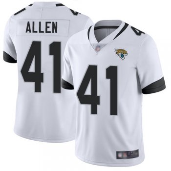 Youth Nike Jaguars #41 Josh Allen White Youth Stitched NFL Vapor Untouchable Limited Jersey