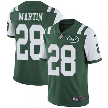 Youth Nike Jets #28 Curtis Martin Green Team Color Youth Stitched NFL Vapor Untouchable Limited Jersey