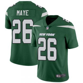 Youth Nike Jets #26 Marcus Maye Green Team Color Youth Stitched NFL Vapor Untouchable Limited Jersey