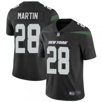 Youth Nike Jets #28 Curtis Martin Black Alternate Youth Stitched NFL Vapor Untouchable Limited Jersey