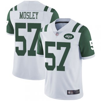 Youth Nike Jets #57 C.J. Mosley White Youth Stitched NFL Vapor Untouchable Limited Jersey