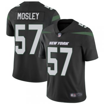 Youth Nike Jets #57 C.J. Mosley Black Alternate Youth Stitched NFL Vapor Untouchable Limited Jersey