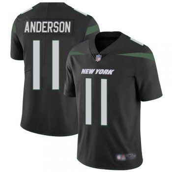 Youth Nike Jets #11 Robby Anderson Black Alternate Youth Stitched NFL Vapor Untouchable Limited Jersey