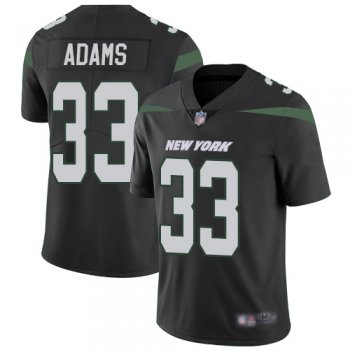 Youth Nike Jets #33 Jamal Adams Black Alternate Youth Stitched NFL Vapor Untouchable Limited Jersey