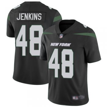 Youth Nike Jets #48 Jordan Jenkins Black Alternate Youth Stitched NFL Vapor Untouchable Limited Jersey