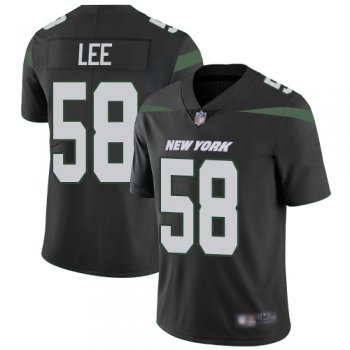 Youth Nike Jets #58 Darron Lee Black Alternate Youth Stitched NFL Vapor Untouchable Limited Jersey