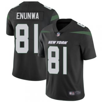 Youth Nike Jets #81 Quincy Enunwa Black Alternate Youth Stitched NFL Vapor Untouchable Limited Jersey