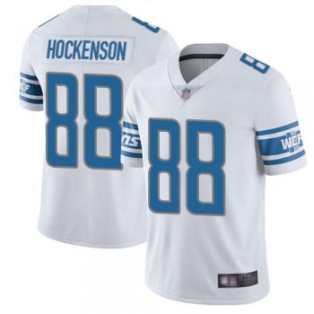 Youth Lions #88 T.J. Hockenson White Youth Stitched Football Vapor Untouchable Limited Jersey