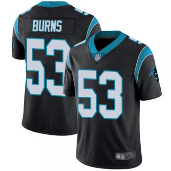 Youth Panthers #53 Brian Burns Black Team Color Youth Stitched Football Vapor Untouchable Limited Jersey