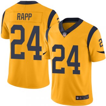 Youth Rams #24 Taylor Rapp Gold Youth Stitched Football Limited Rush Jersey