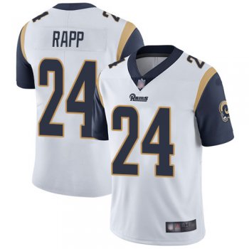 Youth Rams #24 Taylor Rapp White Youth Stitched Football Vapor Untouchable Limited Jersey