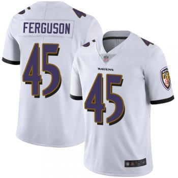 Youth Ravens #45 Jaylon Ferguson White Youth Stitched Football Vapor Untouchable Limited Jersey