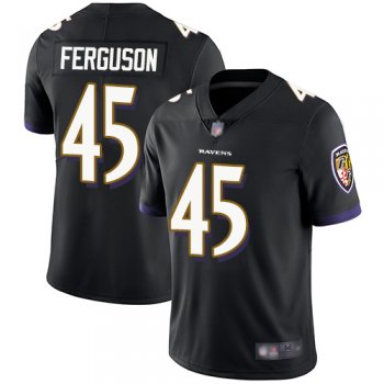 Youth Ravens #45 Jaylon Ferguson Black Alternate Youth Stitched Football Vapor Untouchable Limited Jersey