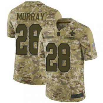 Youth Nike Saints #28 Latavius Murray Camo Youth Stitched NFL Limited 2018 Salute to Service Jersey