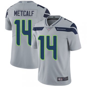 Youth Seahawks #14 D.K. Metcalf Grey Alternate Youth Stitched Football Vapor Untouchable Limited Jersey