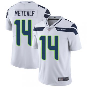 Youth Seahawks #14 D.K. Metcalf White Youth Stitched Football Vapor Untouchable Limited Jersey