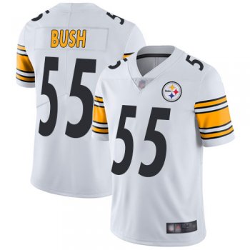 Youth Nike Steelers #55 Devin Bush White Youth Stitched NFL Vapor Untouchable Limited Jersey