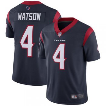 Youth Texans #4 Deshaun Watson Navy Blue Team Color Youth Stitched Football Vapor Untouchable Limited Jersey