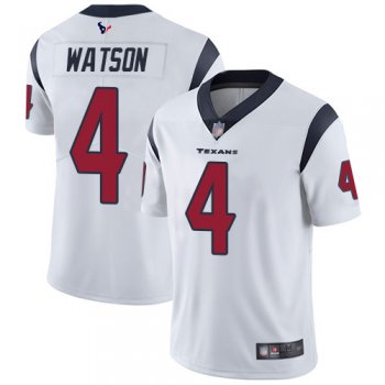 Youth Texans #4 Deshaun Watson White Youth Stitched Football Vapor Untouchable Limited Jersey