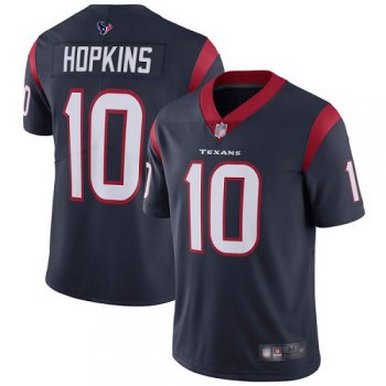 Youth Texans #10 DeAndre Hopkins Navy Blue Team Color Youth Stitched Football Vapor Untouchable Limited Jersey